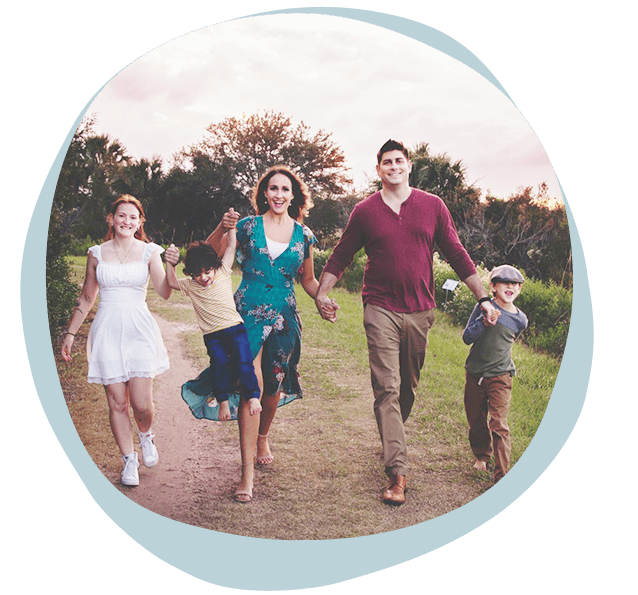 Host family and au pair.
