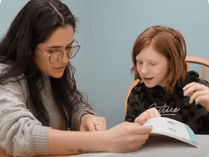 Au pair and host child in Massachusetts.
